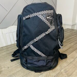 Nike Lacrosse XL Backpack Face Off Pockets Zippers Compartments Adjust Straps